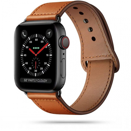 Tech-Protect Distributor - 0795787713716 - THP235BR - Tech-Protect Leatherfit Apple Watch SE/6/5/4 42/44mm Brown - B2B homescreen