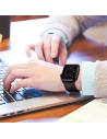 Hurtownia GSM - Pasek Tech-Protect Leatherfit Apple Watch 4/5/6/7/SE/8/9/Ultra 44/45/49mm Black - THP234BLK - {ean13} - Hurt