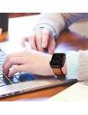 Hurtownia GSM - Pasek Tech-Protect Leatherfit Apple Watch 4/5/6/7/SE/8/9/Ultra 44/45/49mm Hnědý - THP235BR - {ean13} - Hurt