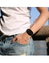 Wholesale Tech-Protect Leatherfit Apple Watch 4/5/6/7/SE/8/9/Ultra 44/45/49mm Black - THP234BLK - {ean13} - Hurt