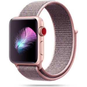 Pasek Tech-Protect Nylon Apple Watch 4/5/6/7/SE/8/9/10 40/41/42mm Pink Sand