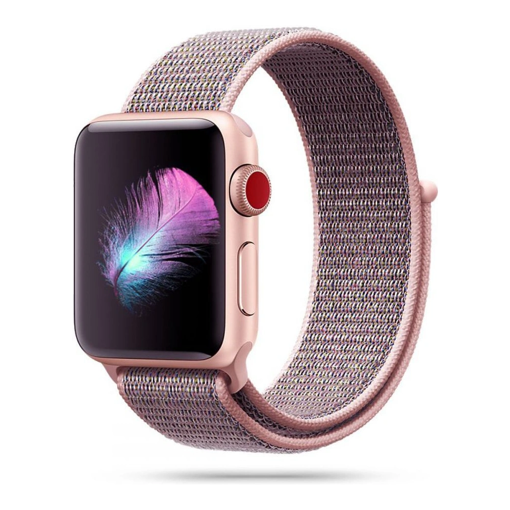 Hurtownia GSM - Pasek Tech-Protect Nylon Apple Watch 4/5/6/7/SE/8/9/10 40/41/42mm Pink Sand - THP237PNKSAN - {ean13} - Hurt