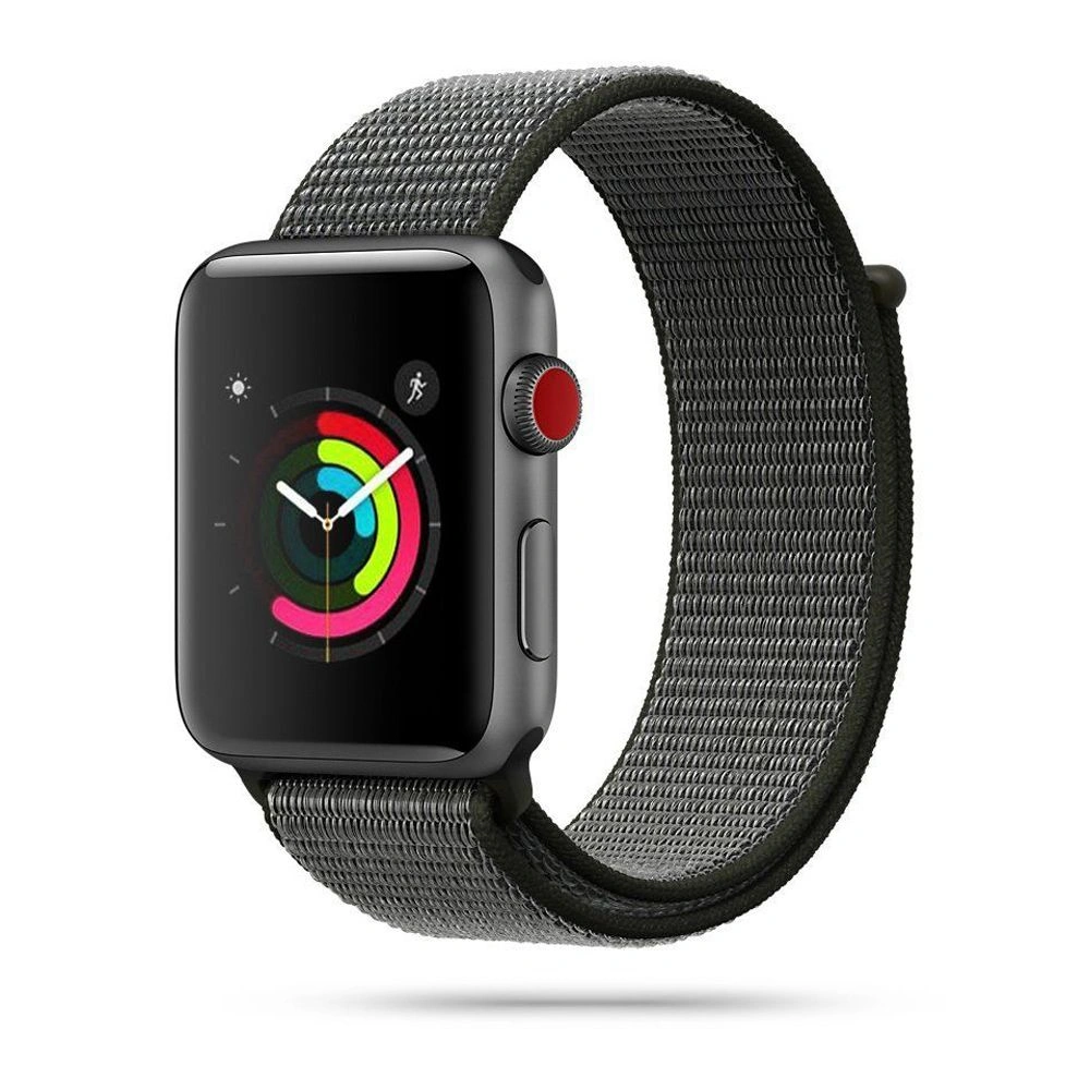 Hurtownia GSM - Pasek Tech-Protect Nylon Apple Watch 4/5/6/7/SE/8/9/Ultra 44/45/49mm Tmavě olivová - THP238OLI - {ean13} - Hurt