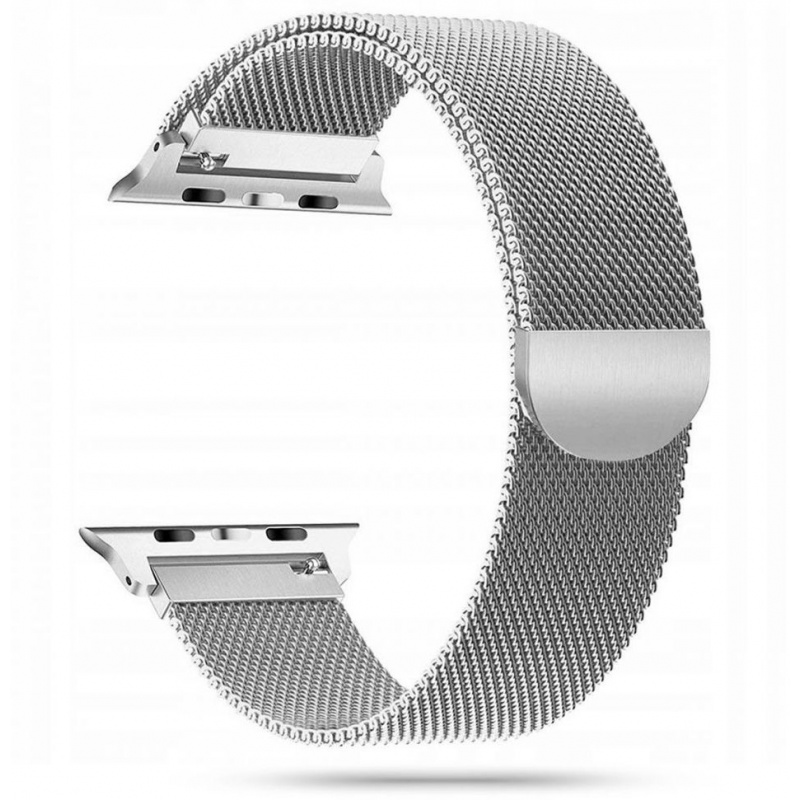 Tech-Protect Distributor - 5906735412918 - THP242SLV - Tech-Protect Milaneseband Apple Watch SE/6/5/4 38/40mm Silver - B2B homescreen