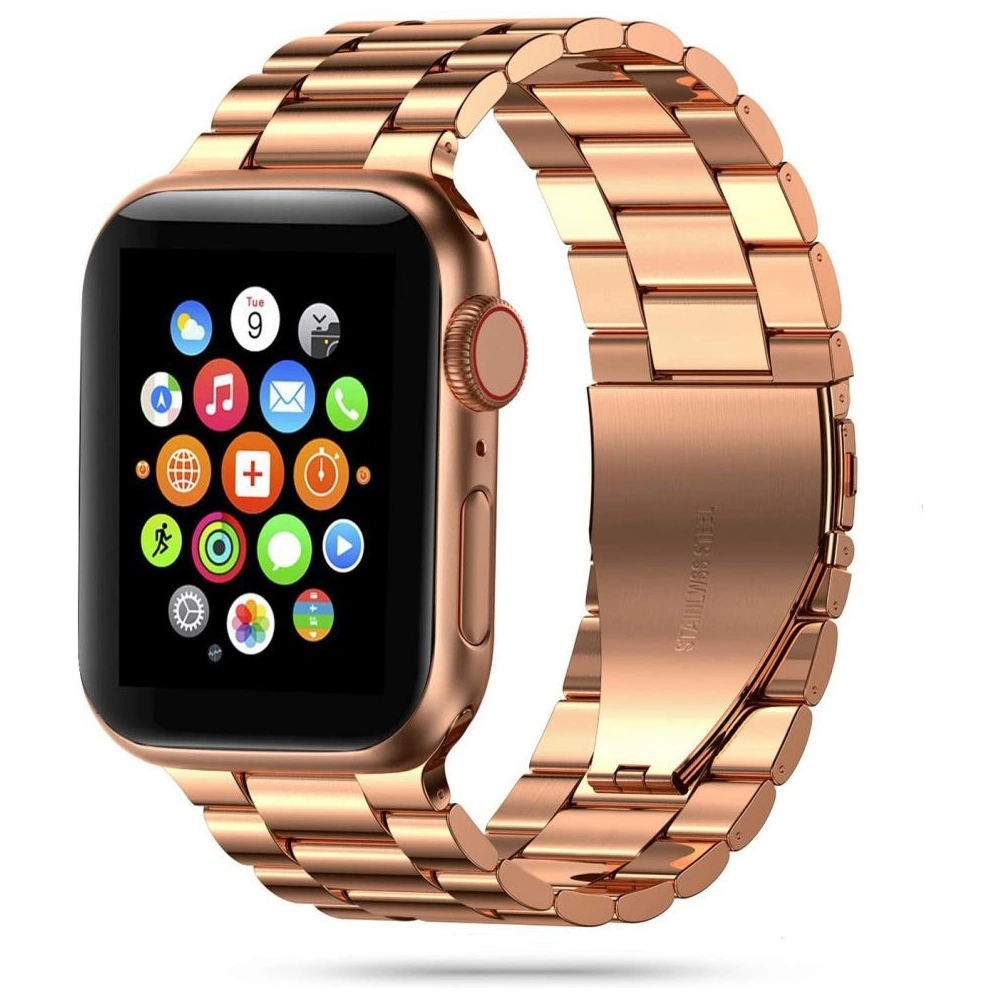 Hurtownia GSM - Bransoleta Tech-Protect Stainless Apple Watch 4/5/6/7/SE 44/45mm Rose Gold - THP249RS - {ean13} - Hurt