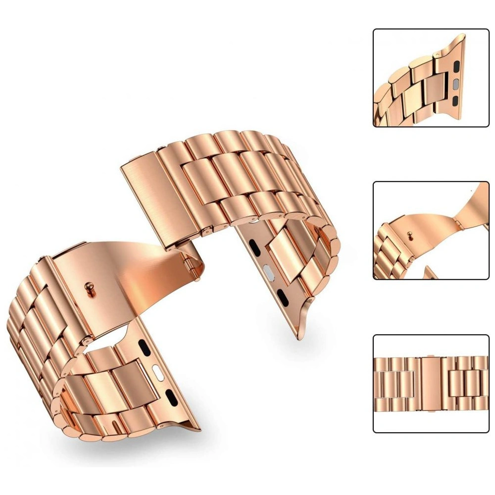 Hurtownia GSM - Bransoleta Tech-Protect Stainless Apple Watch 4/5/6/7/SE 44/45mm Rose Gold - THP249RS - {ean13} - Hurt