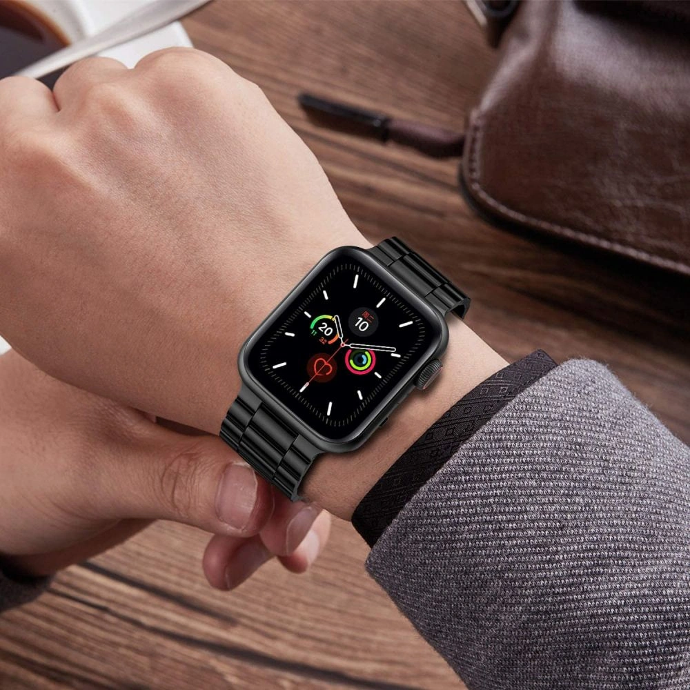 Hurtownia GSM - Náramek Tech-Protect nerezový Apple Watch 4/5/6/7/SE 44/45mm černý - THP251BLK - {ean13} - Hurt
