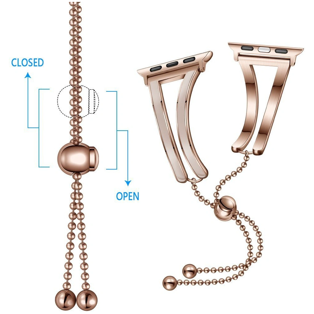 Hurtownia GSM - Pásek Tech-Protect Chainband Apple Watch 4/5/6/7/SE/8/9/10 40/41/42mm Zlatý - THP252GLD - {ean13} - Hurt