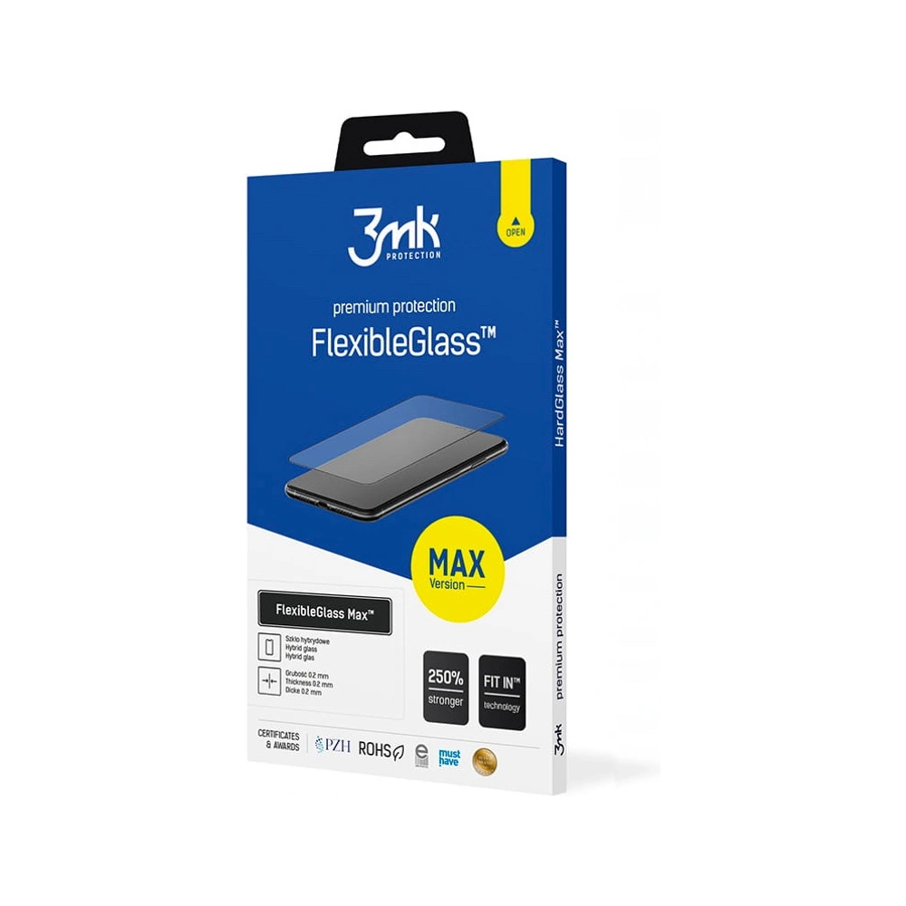Hurtownia GSM - Szkło hybrydowe 3MK FlexibleGlass Max Samsung Galaxy S21+ Plus czarne - 3MK1848BLK - {ean13} - Hurt