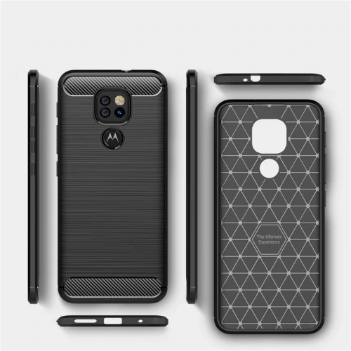 Etui Tech-Protect TPUCarbon Motorola Moto G9 Play/E7 Plus Black
