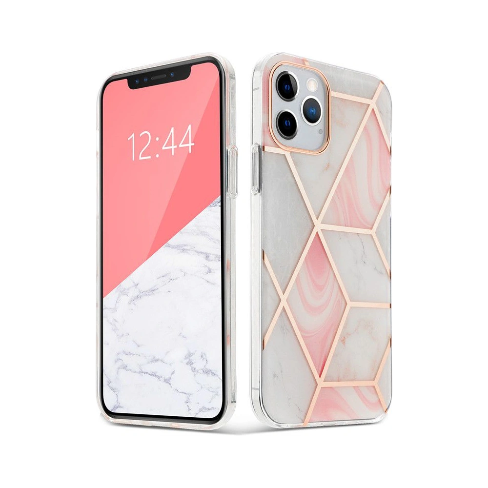 Hurtownia GSM - Etui Tech-Protect Marble 2 Apple iPhone 12 mini Růžová - THP276PNK - {ean13} - Hurt
