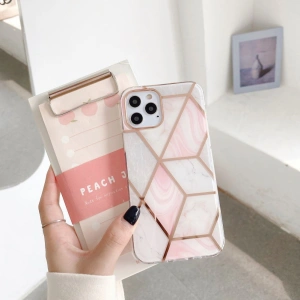 Tech-Protect Marble 2 Apple iPhone 12/12 Pro Pink
