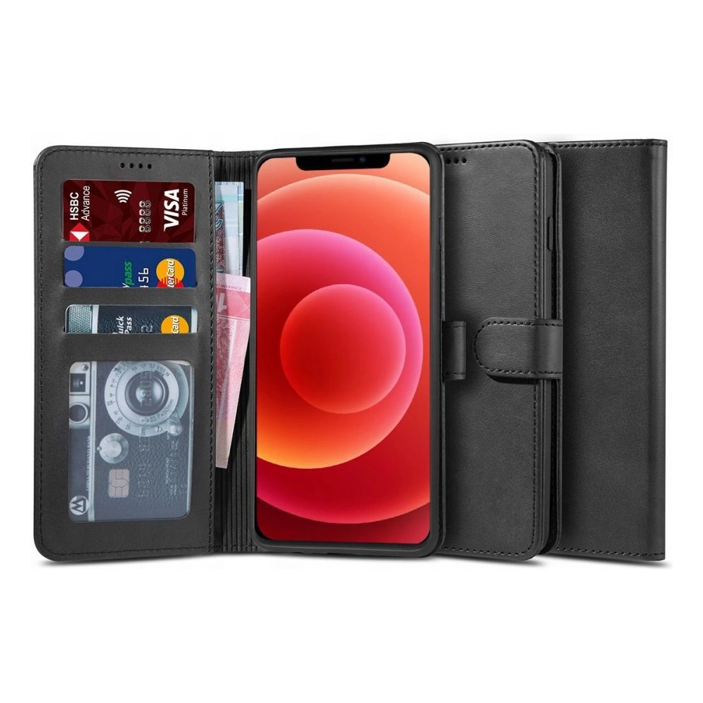 Hurtownia GSM - Etui Tech-Protect Wallet 2 Apple iPhone 12/12 Pro Černá - THP279BLK - {ean13} - Hurt