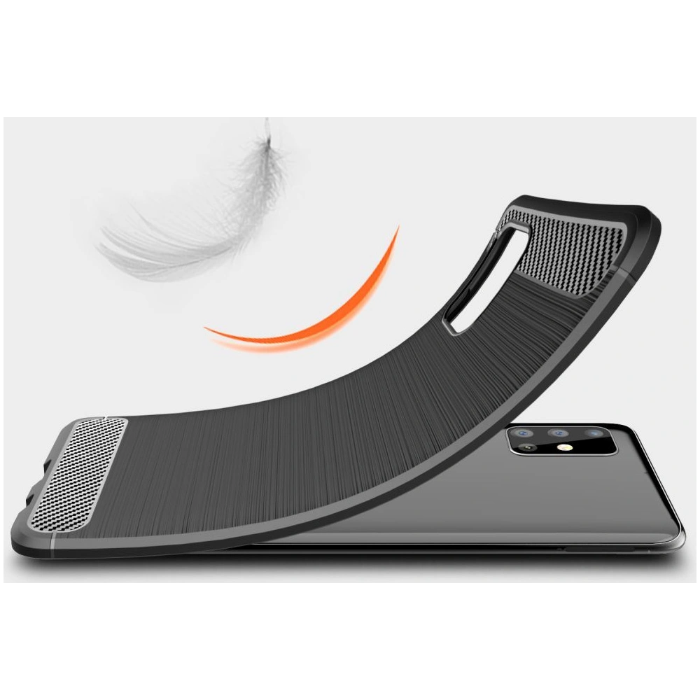 Hurtownia GSM - Etui Tech-Protect TPUCarbon Samsung Galaxy M51 Černé - THP282BLK - {ean13} - Hurt