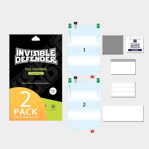 Folia Ringke Invisible Defender iPhone XS/X 5.8 Case Friendly