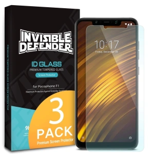 Zestaw szkieł hartowanych Ringke ID Glass Pocophone F1 0.33mm 3 Pack