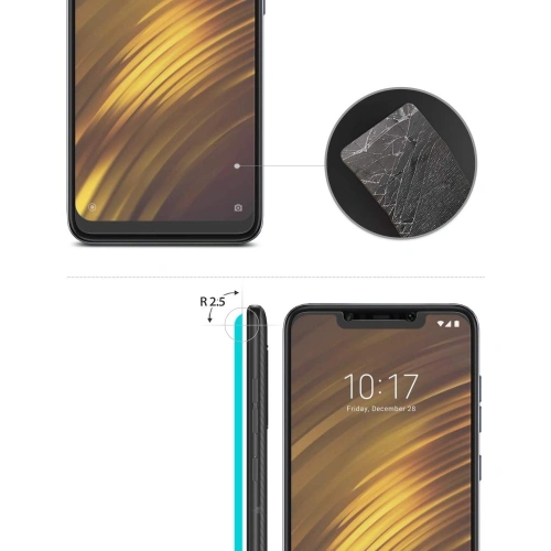 Zestaw szkieł hartowanych Ringke ID Glass Pocophone F1 0.33mm 3 Pack