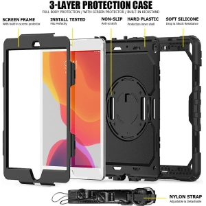 Hurtownia GSM - Etui Tech-Protect Solid360 Apple iPad 10.2 2019/2020 (7. i 8. generacji) Black - THP321BLK - {ean13} - Hurt
