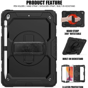 Hurtownia GSM - Etui Tech-Protect Solid360 Apple iPad 10.2 2019/2020 (7. i 8. generacji) Black - THP321BLK - {ean13} - Hurt