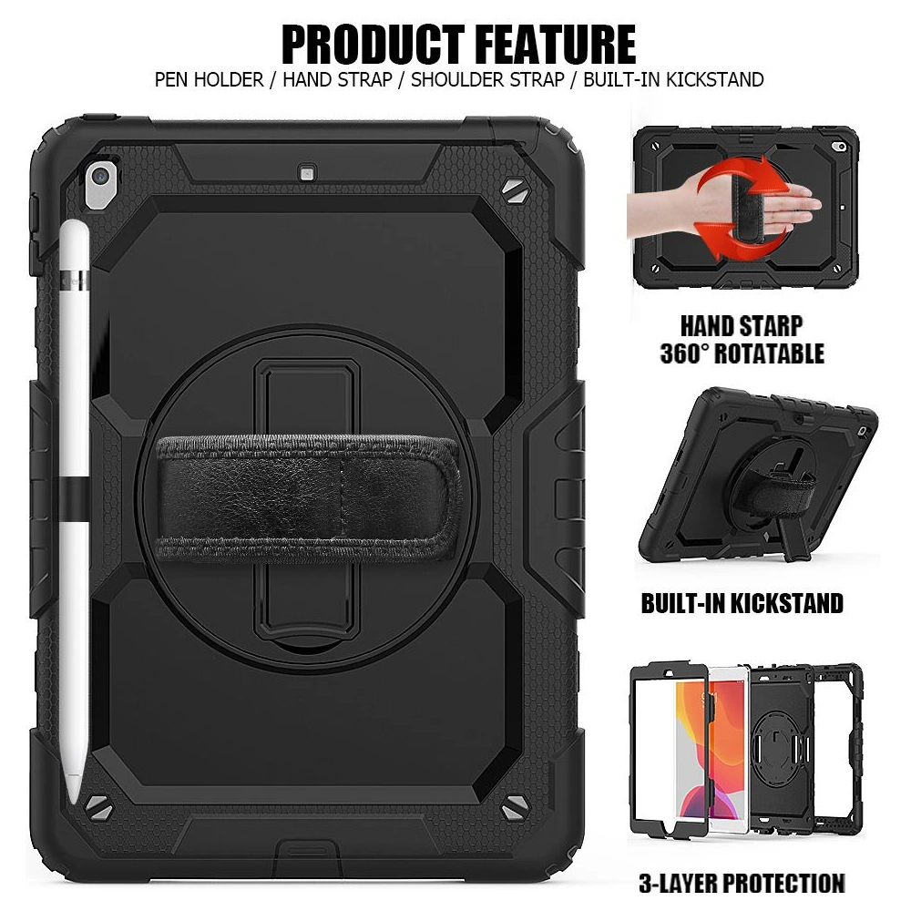 Hurtownia GSM - Etui Tech-Protect Solid360 Apple iPad 10.2 2019/2020 (7. i 8. generacji) Black - THP321BLK - {ean13} - Hurt
