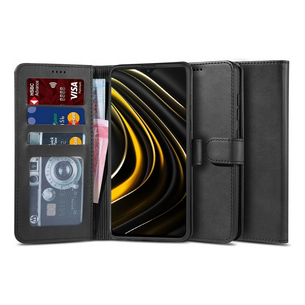 Hurtownia GSM - Etui Tech-Protect Wallet 2 POCO M3 Černé - THP324BLK - {ean13} - Hurt