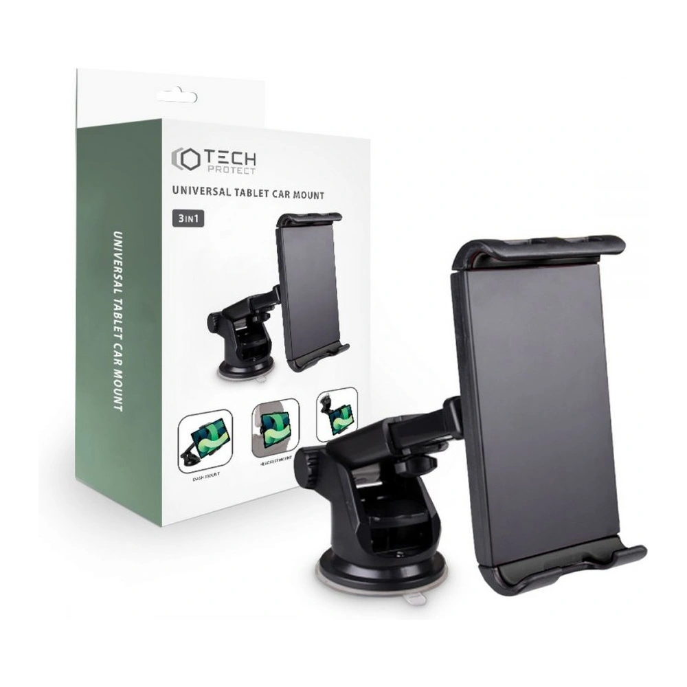 Hurtownia GSM - Uchwyt samochodowy Tech-Protect 3in1 Universal Tablet Car Mount Black - THP330BLK - {ean13} - Hurt