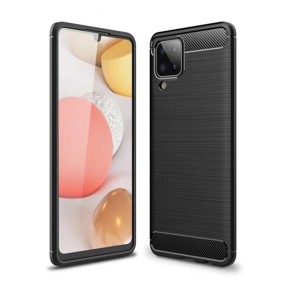 Hurtownia GSM - Etui Tech-Protect TPUCarbon Samsung Galaxy A12 Black - THP334BLK - {ean13} - Hurt