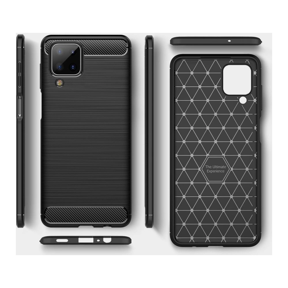 Hurtownia GSM - Etui Tech-Protect TPUCarbon Samsung Galaxy A12 Black - THP334BLK - {ean13} - Hurt