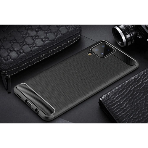 Etui Tech-Protect TPUCarbon Samsung Galaxy A12 Black