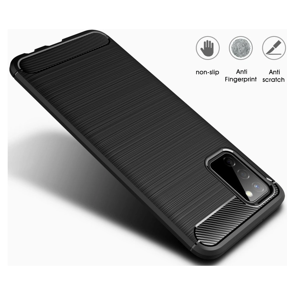 Hurtownia GSM - Etui Tech-Protect TPUCarbon Samsung Galaxy A02s černé - THP337BLK - {ean13} - Hurt