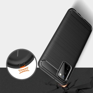 Hurtownia GSM - Etui Tech-Protect TPUCarbon Samsung Galaxy A02s černé - THP337BLK - {ean13} - Hurt