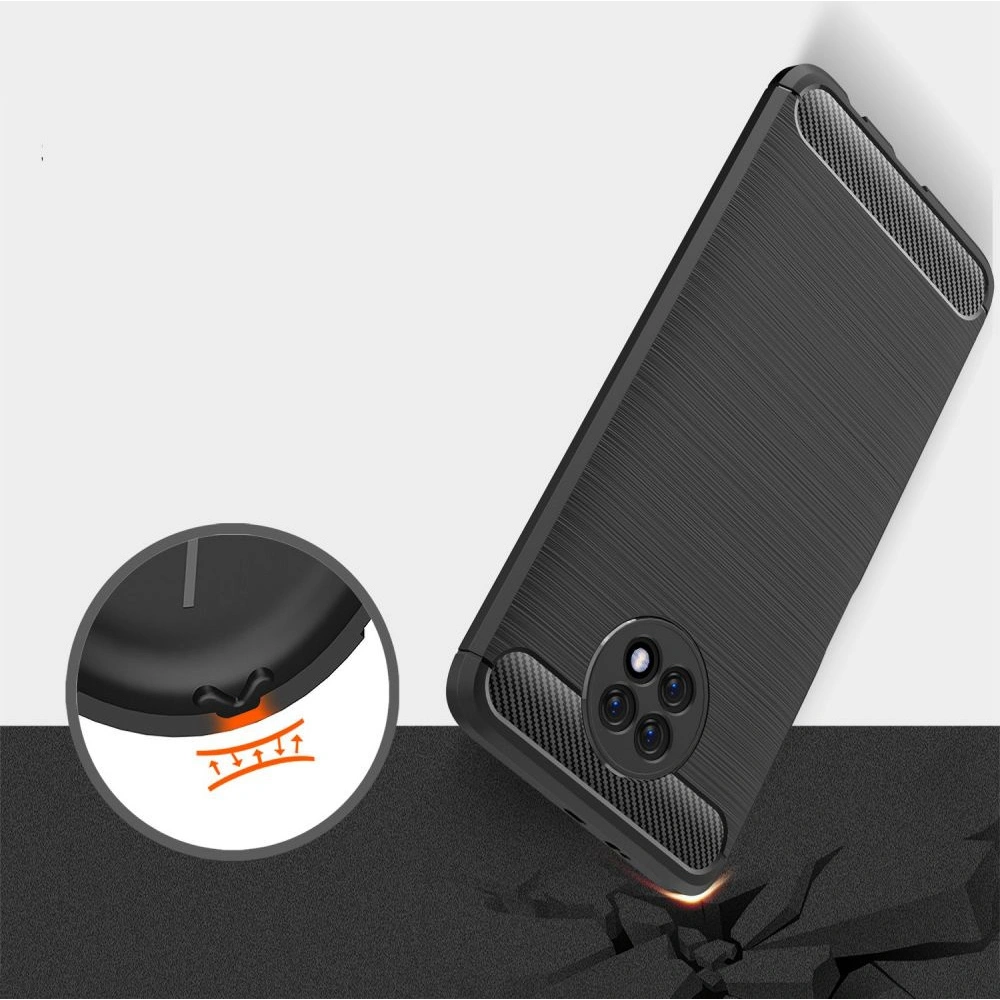 Hurtownia GSM - Etui Tech-Protect TPUCarbon Redmi Note 9T 5G Černé - THP338BLK - {ean13} - Hurt