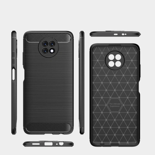 Etui Tech-Protect TPUCarbon Redmi Note 9T 5G Black
