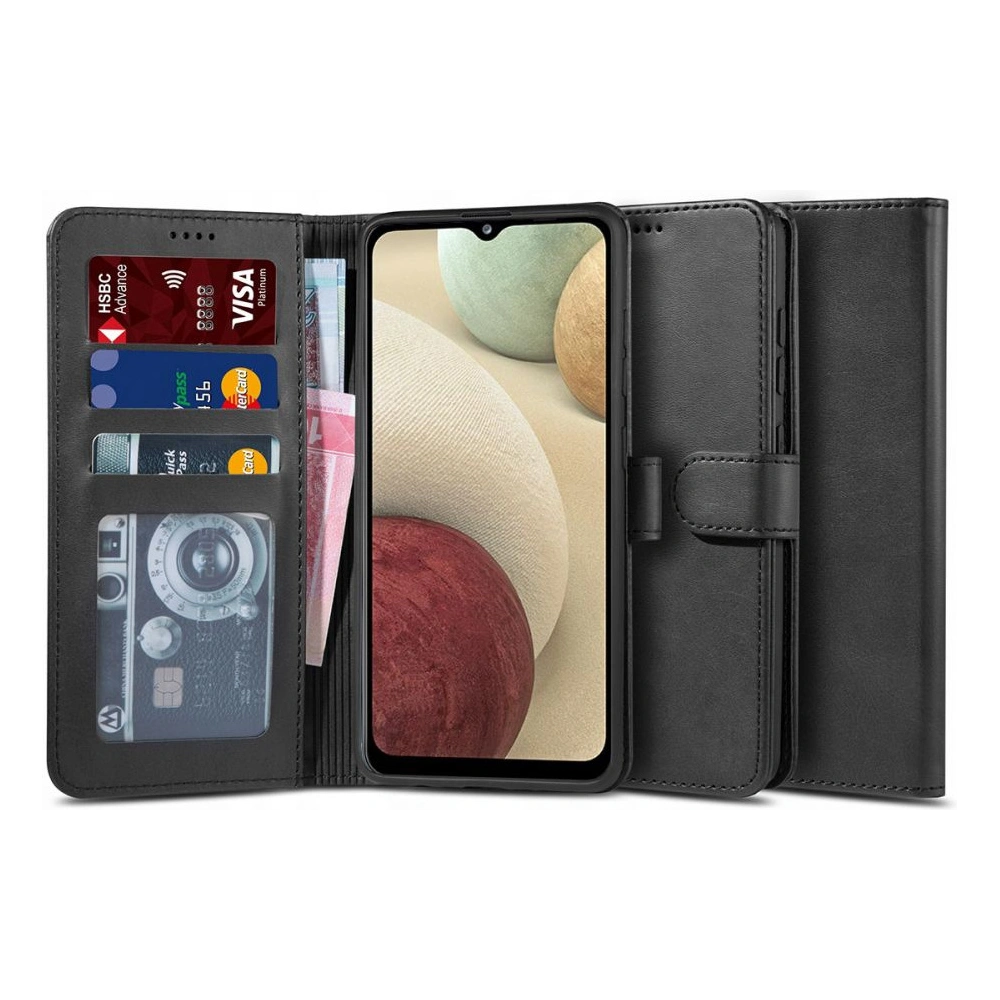 Hurtownia GSM - Etui Tech-Protect Wallet 2 Samsung Galaxy A12 Black - THP349BLK - {ean13} - Hurt