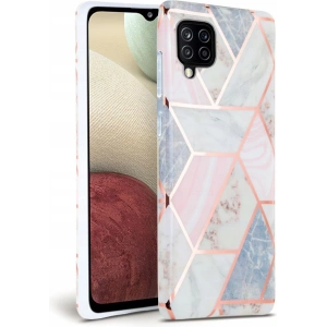 Hurtownia GSM - Case Tech-Protect Marmor Samsung Galaxy A12 Rosa - THP350PNK - {ean13} - Hurt