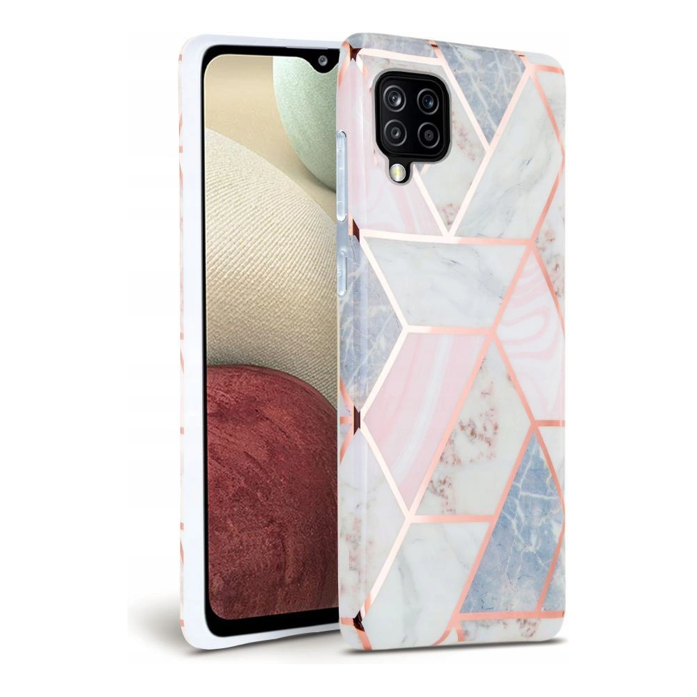 Wholesale Tech-Protect Marble Samsung Galaxy A12 Pink - THP350PNK - {ean13} - Hurt
