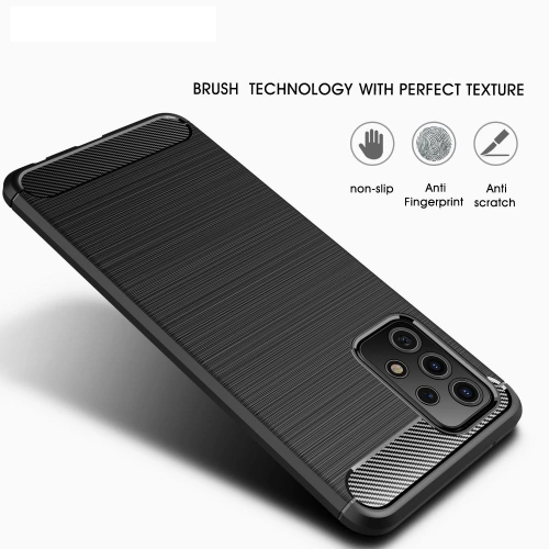 Etui Tech-Protect TPUCarbon Samsung Galaxy A52/A52s Black