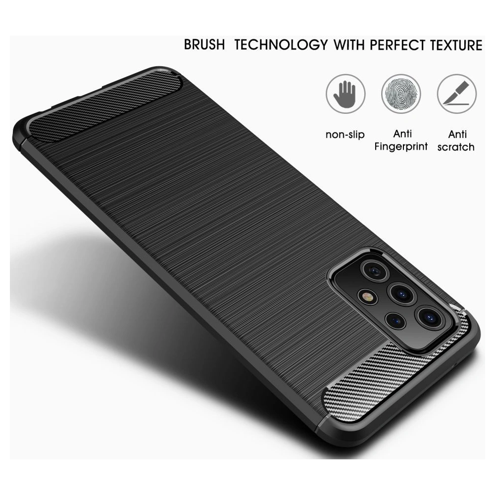 Hurtownia GSM - Etui Tech-Protect TPUCarbon Samsung Galaxy A52/A52s Black - THP364BLK - {ean13} - Hurt