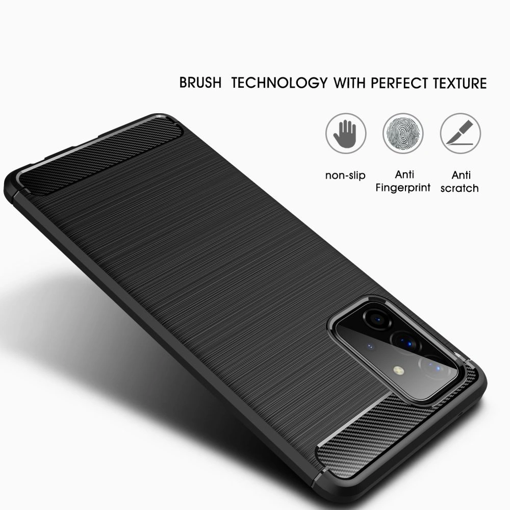Hurtownia GSM - Etui Tech-Protect TPUCarbon Samsung Galaxy A72 černé - THP365BLK - {ean13} - Hurt