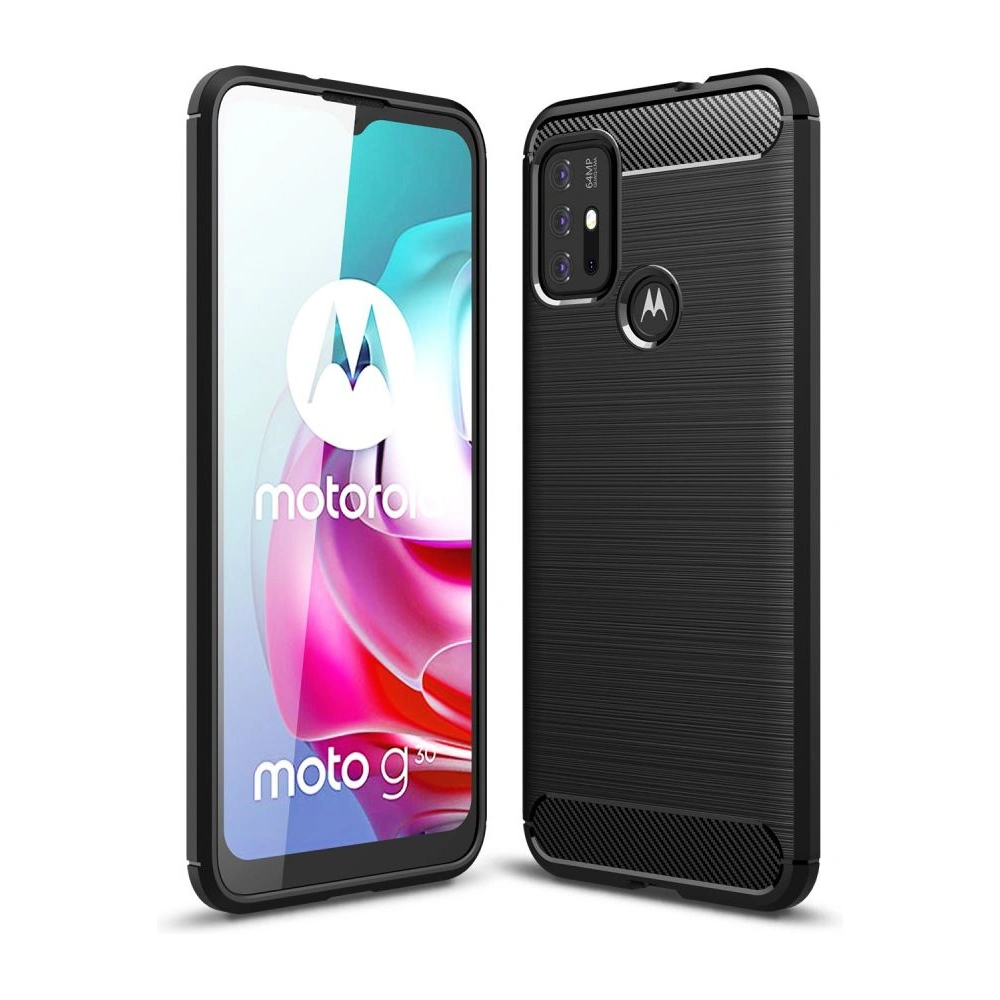 Hurtownia GSM - Etui Tech-Protect TPUCarbon Motorola Moto G30/G10 černé - THP380BLK - {ean13} - Hurt