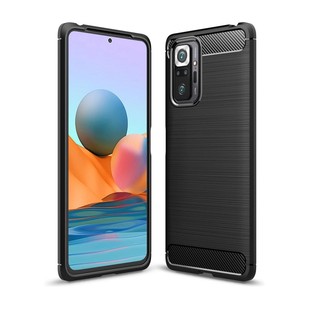 Hurtownia GSM - Etui Tech-Protect TPUCarbon Redmi Note 10 Pro Černá - THP382BLK - {ean13} - Hurt