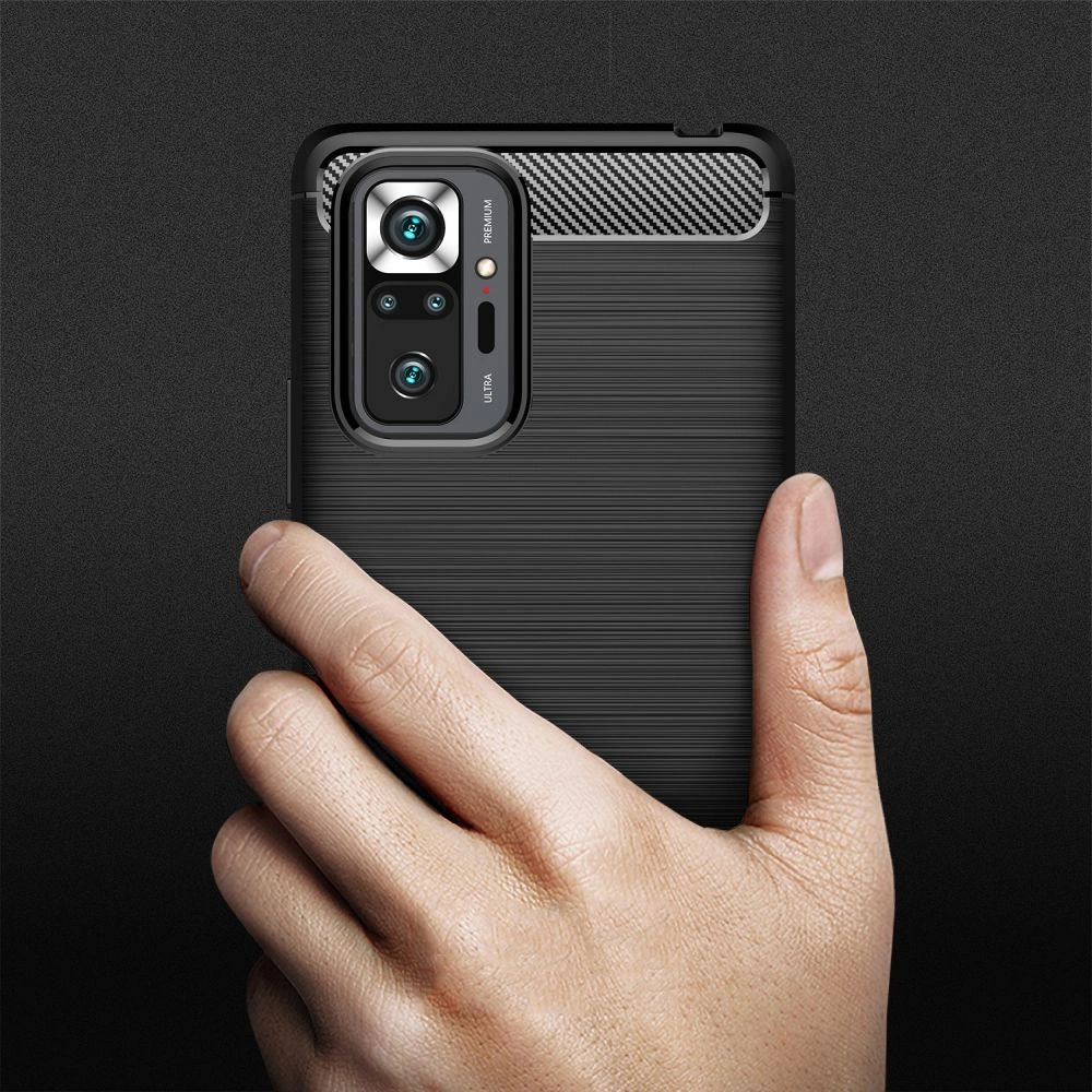 Hurtownia GSM - Etui Tech-Protect TPUCarbon Redmi Note 10 Pro Černá - THP382BLK - {ean13} - Hurt