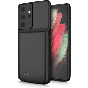 Hurtownia GSM - Etui z powerbankiem Tech-Protect Powercase 4700mah Samsung Galaxy S21 Ultra Black - THP387BLK - {ean13} - Hurt