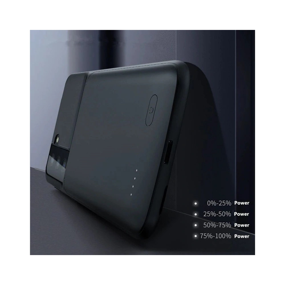 Hurtownia GSM - Etui s powerbankem Tech-Protect Powercase 4700mah Samsung Galaxy S21 Ultra černé - THP387BLK - {ean13} - Hurt