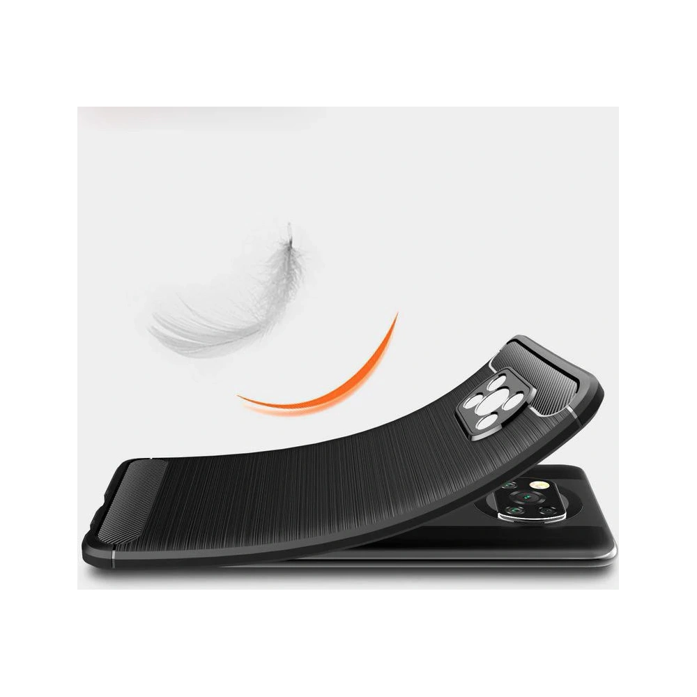 Hurtownia GSM - Etui Tech-Protect TPUCarbon POCO X3 Pro/X3 NFC černé - THP392BLK - {ean13} - Hurt