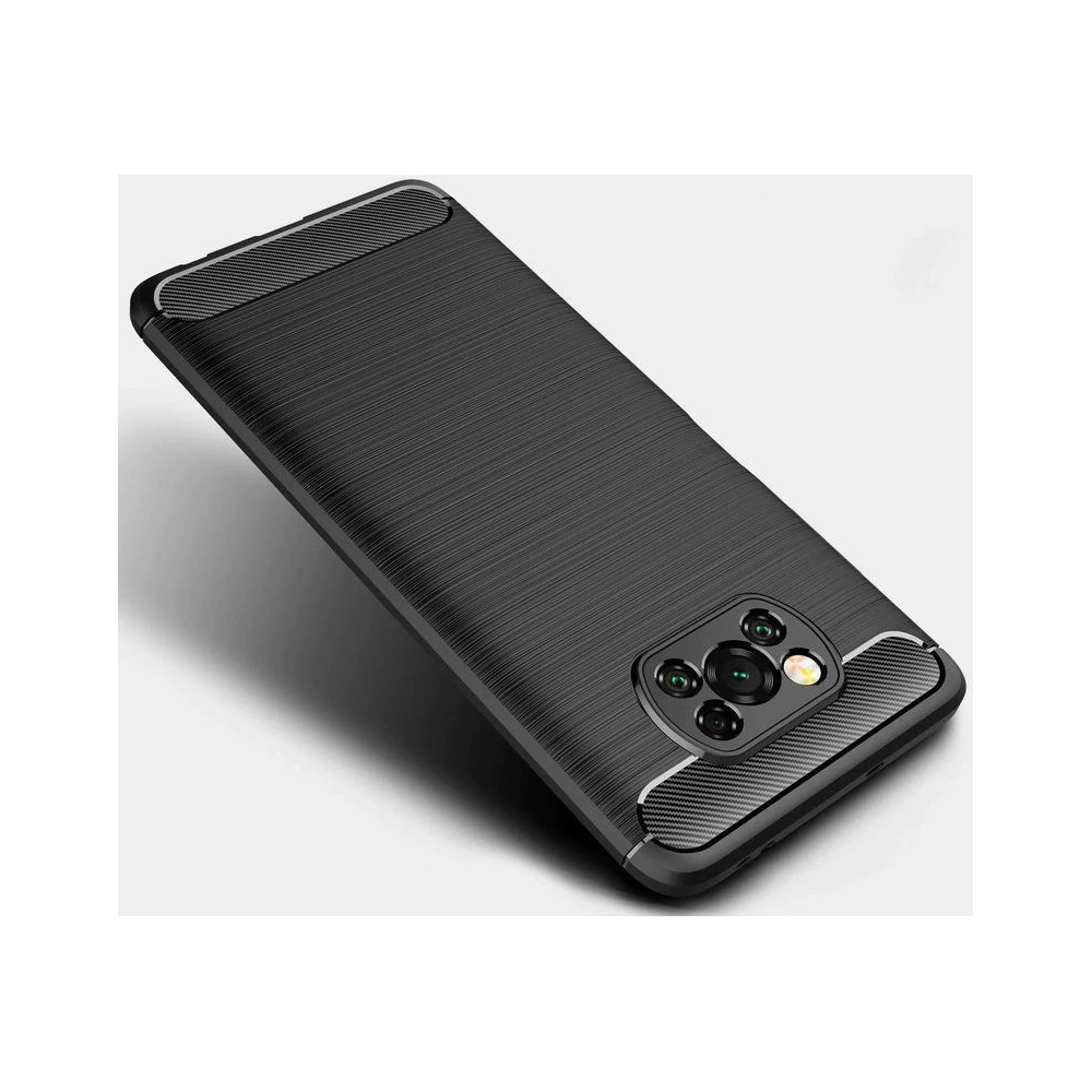 Hurtownia GSM - Etui Tech-Protect TPUCarbon POCO X3 Pro/X3 NFC černé - THP392BLK - {ean13} - Hurt