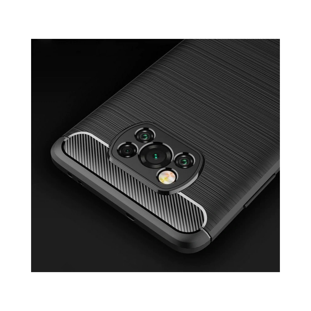 Hurtownia GSM - Etui Tech-Protect TPUCarbon POCO X3 Pro/X3 NFC černé - THP392BLK - {ean13} - Hurt