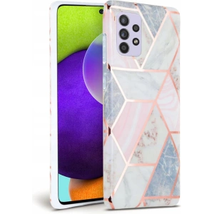 Hurtownia GSM - Etui Tech-Protect Marble Samsung Galaxy A52/A52s Růžové - THP401PNK - {ean13} - Hurt