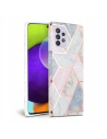 Etui Tech-Protect Marble Samsung Galaxy A52/A52s Růžové