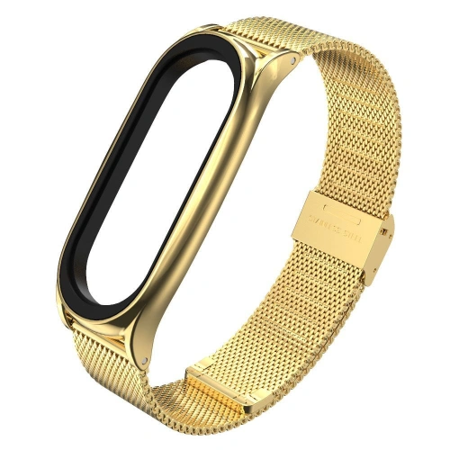 Bransoleta Tech-Protect Milaneseband Xiaomi Mi Band 5/6 Gold
